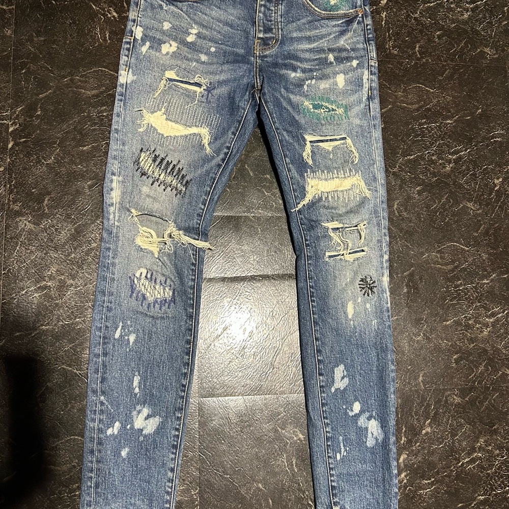 Purple brand jeans skinny Sz 31 Blue